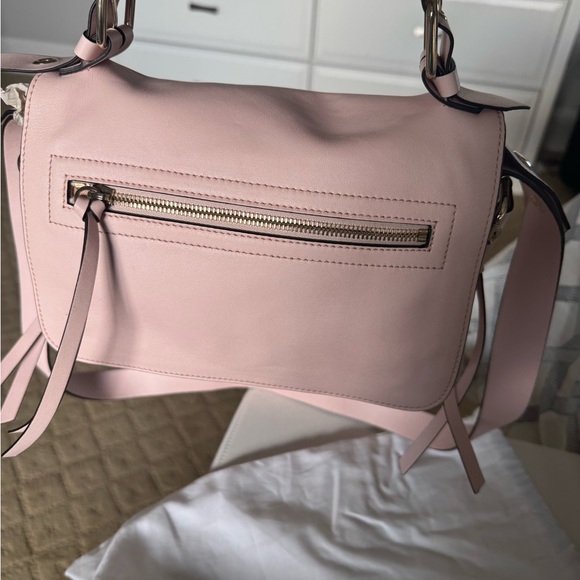 Red Pink Crossbody Bag with Adjustable Strap - Picture 6 of 11